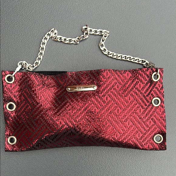 Phone leather Clutch with assorted Chain Handle and in many finishes/pri…